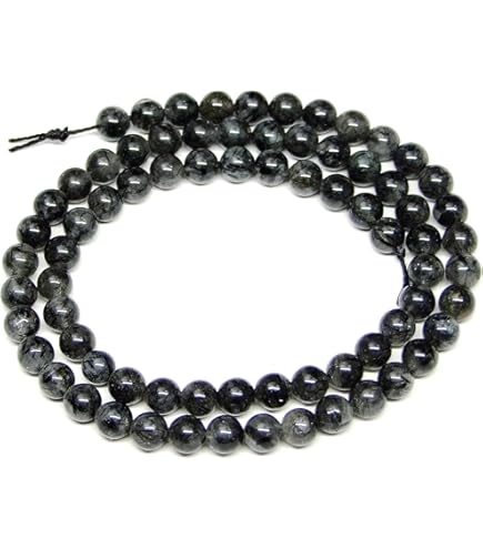 Amazon.co.jp: g3-1558Q 4mm AA ブラック ルチル クォーツ 針水晶 1連